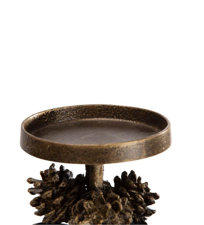 Plow & Hearth Fireplace Candelabras Fireplace & Hearth Pine Cone Cast Aluminum Fireplace Candelabra