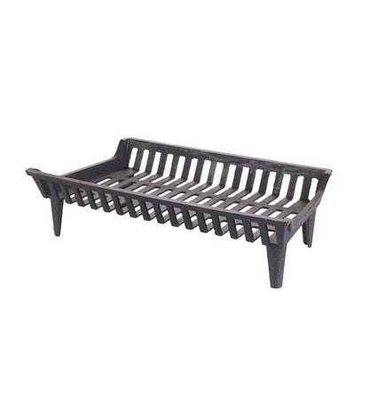 Plow & Hearth Fireplace Grates & Firebacks Fireplace & Hearth 1-Piece Cast Flat-Bottom Fireplace Grate