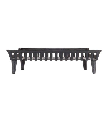 Plow & Hearth Fireplace Grates & Firebacks Fireplace & Hearth 1-Piece Cast Flat-Bottom Fireplace Grate