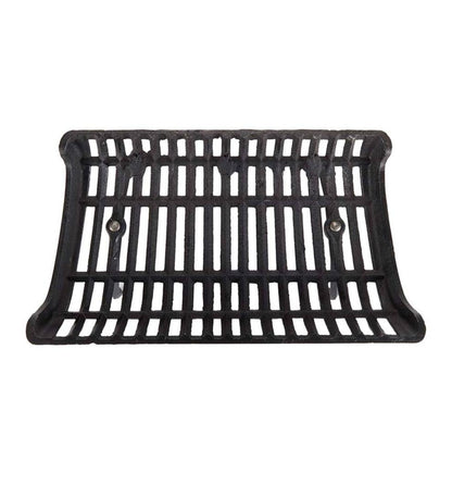 Plow & Hearth Fireplace Grates & Firebacks Fireplace & Hearth Cast Iron Basket Self-Feeding Fireplace Grate
