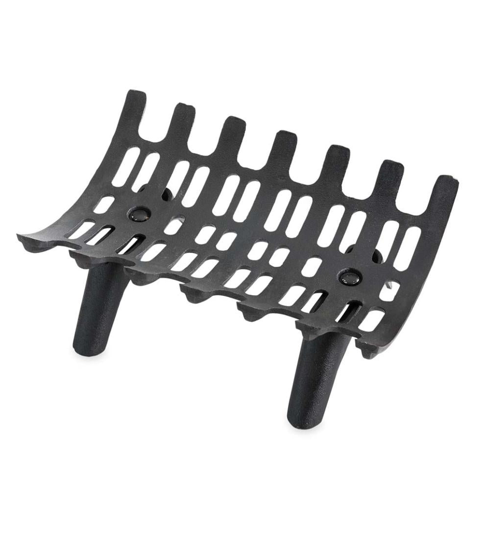 Plow & Hearth Fireplace Grates & Firebacks Fireplace & Hearth Cast Iron Deep-Bed Fireplace Grate