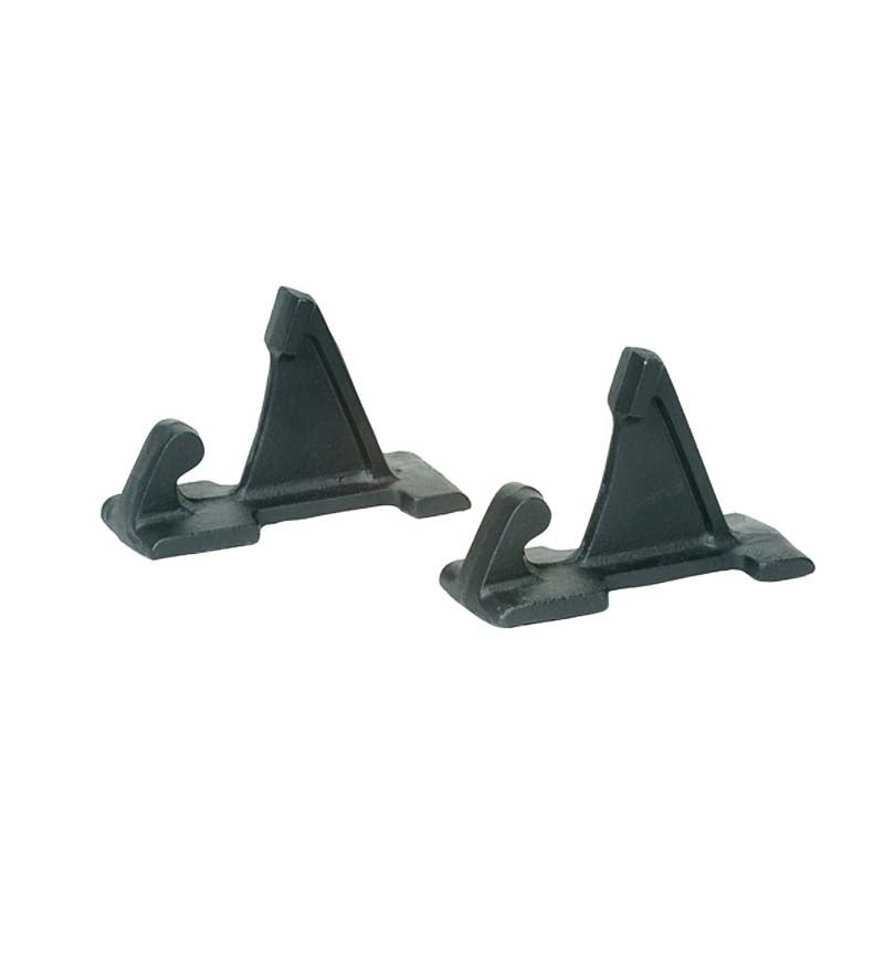 Plow & Hearth Fireplace Grates & Firebacks Fireplace & Hearth Cast Iron Fireback Feet