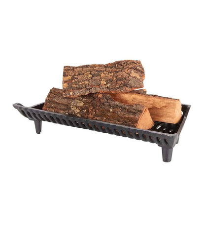 Plow & Hearth Fireplace Grates & Firebacks Fireplace & Hearth Cast Iron Franklin Self-Feeding Fireplace Grate