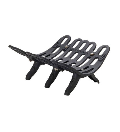 Plow & Hearth Fireplace Grates & Firebacks Fireplace & Hearth Cast Iron Log Basket Sampson Fireplace Grate