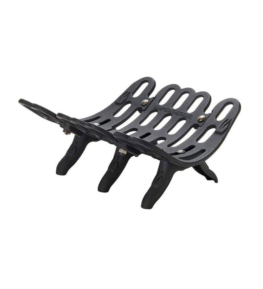 Plow & Hearth Fireplace Grates & Firebacks Fireplace & Hearth Cast Iron Log Basket Sampson Fireplace Grate
