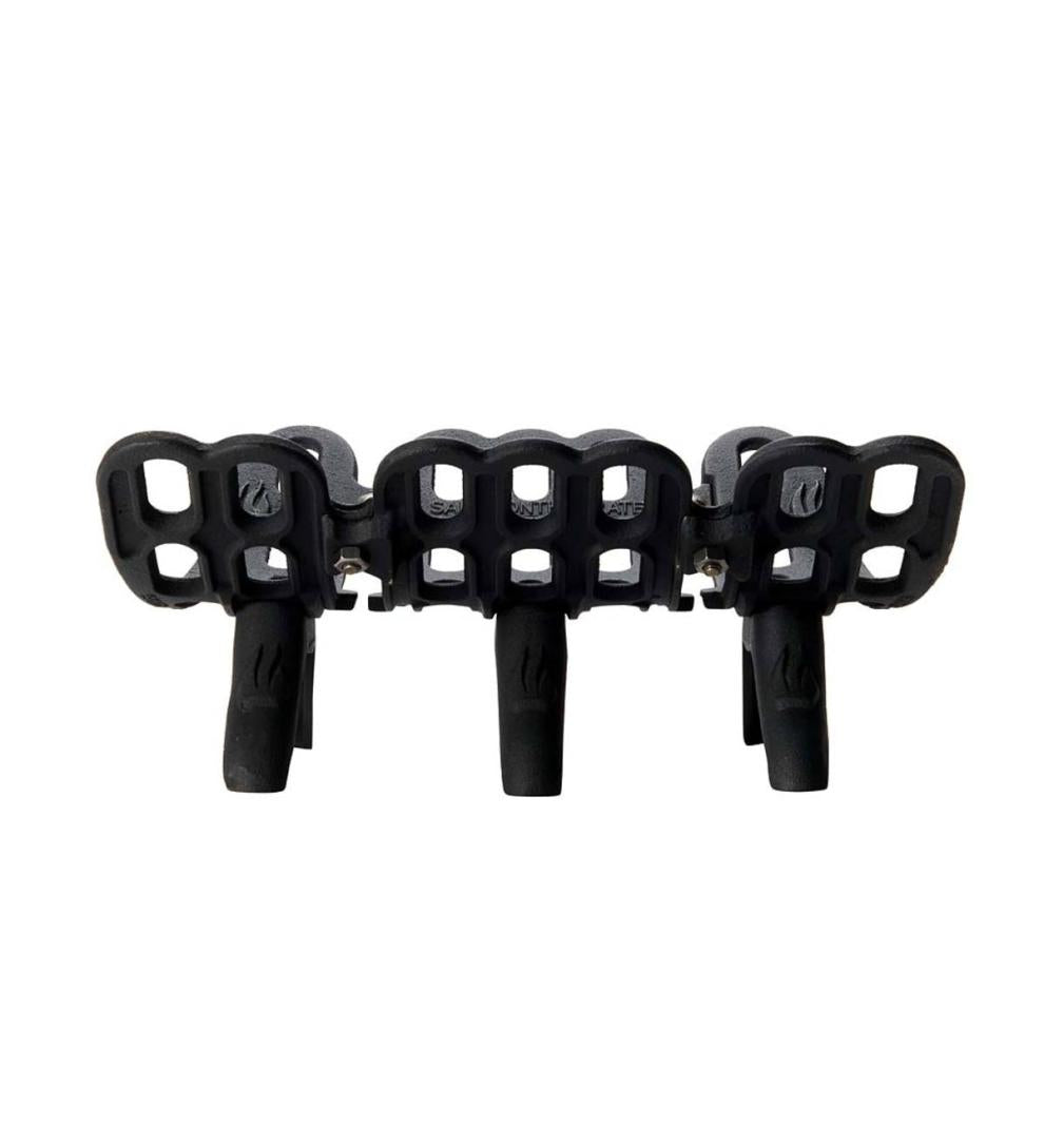 Plow & Hearth Fireplace Grates & Firebacks Fireplace & Hearth Cast Iron Log Basket Sampson Fireplace Grate