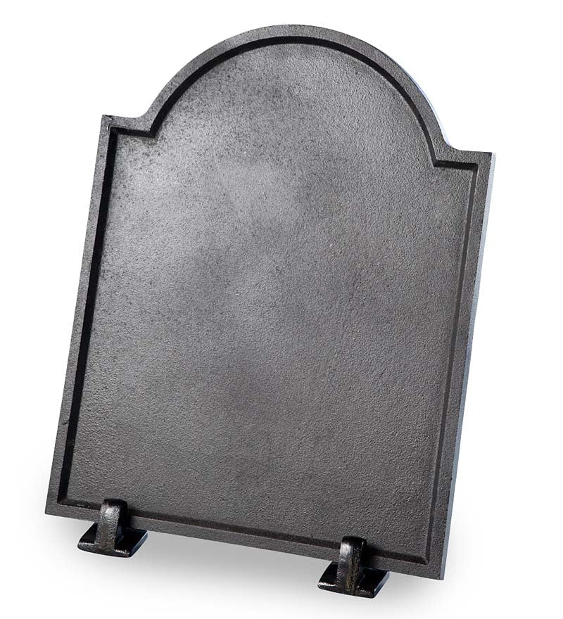 Plow & Hearth Fireplace Grates & Firebacks Fireplace & Hearth Cast Iron Plain Fireplace Fireback