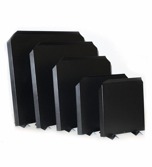 Plow & Hearth Fireplace Grates & Firebacks Fireplace & Hearth Usa-Made Stainless Steel Fireback In Black Finish