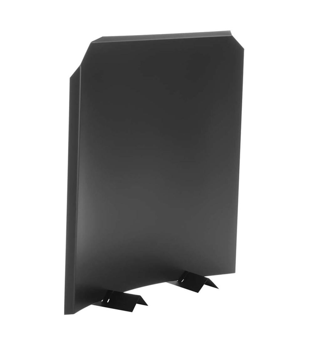 Plow & Hearth Fireplace Grates & Firebacks Fireplace & Hearth Usa-Made Stainless Steel Fireback In Black Finish