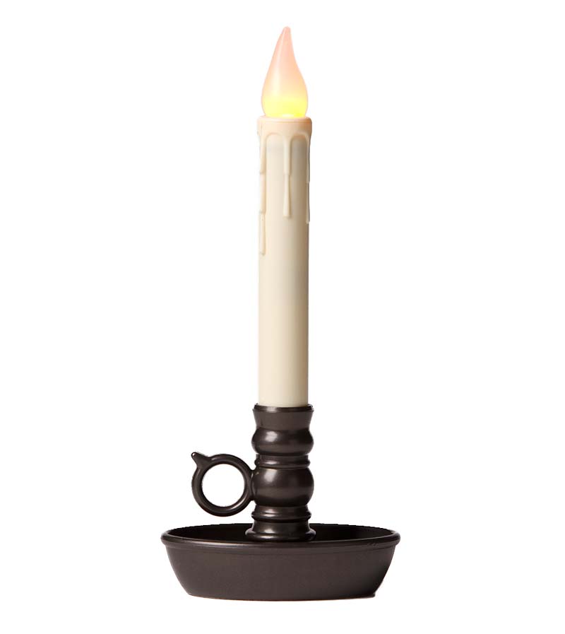 Plow & Hearth Fireplace & Mantel Décor Fireplace & Hearth Battery-Operated Colonial Window Candles