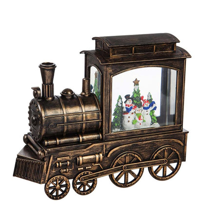Plow & Hearth Fireplace & Mantel Décor Fireplace & Hearth Caroling Snowmen Led Lantern With Spinning Action Table Decor