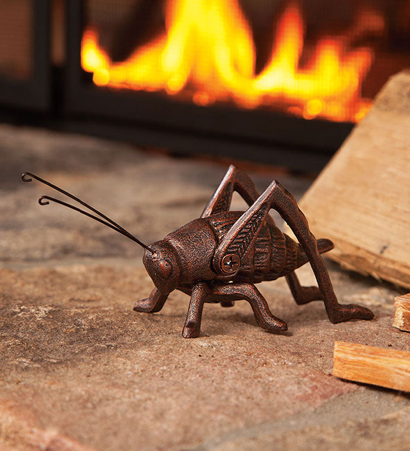 Plow & Hearth Fireplace & Mantel Décor Fireplace & Hearth Cast Iron Hearth Cricket Fireplace Accent