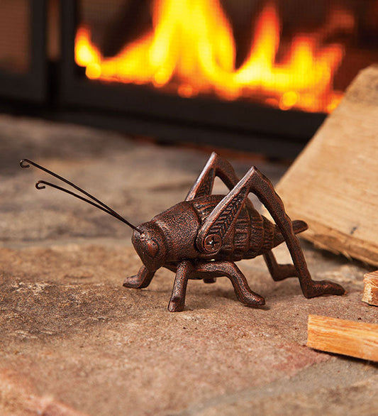 Plow & Hearth Fireplace & Mantel Décor Fireplace & Hearth Cast Iron Hearth Cricket Fireplace Accent