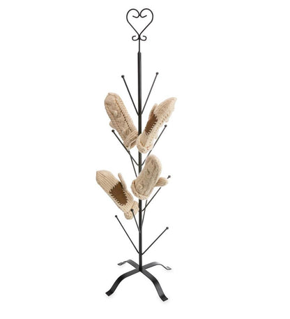 Plow & Hearth Fireplace & Mantel Décor Fireplace & Hearth Decorative Mitten Tree With Heart Finial And Optional Interchangeable Seasonal Finials