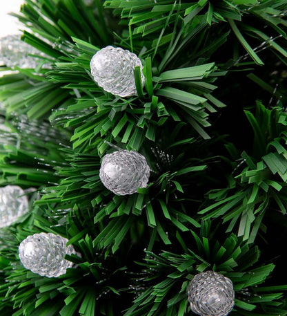 Plow & Hearth Fireplace & Mantel Décor Fireplace & Hearth Fiber Optic Color-Changing Tabletop Christmas Tree