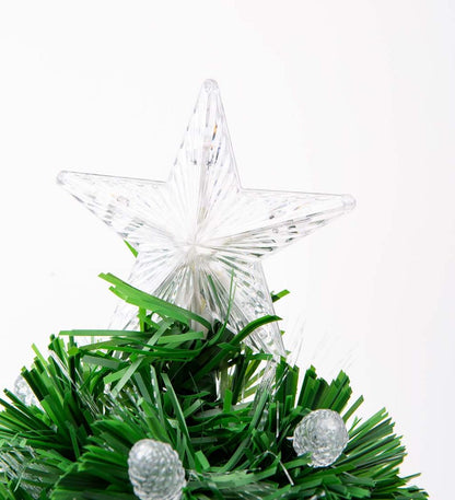 Plow & Hearth Fireplace & Mantel Décor Fireplace & Hearth Fiber Optic Color-Changing Tabletop Christmas Tree