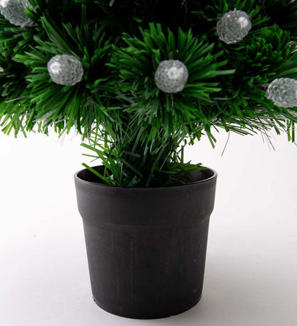 Plow & Hearth Fireplace & Mantel Décor Fireplace & Hearth Fiber Optic Color-Changing Tabletop Christmas Tree