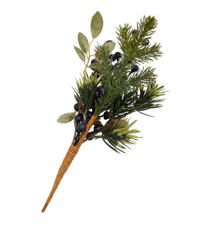 Plow & Hearth Fireplace & Mantel Décor Fireplace & Hearth Frosted Blueberry Holiday Spray Pick