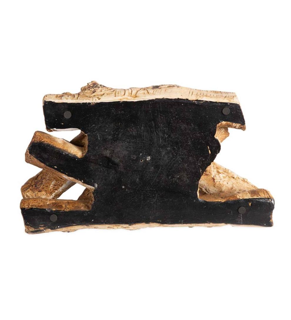 Plow & Hearth Fireplace & Mantel Décor Fireplace & Hearth Logs Hearth Candle Holder - Birch
