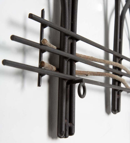 Plow & Hearth Fireplace & Mantel Décor Fireplace & Hearth Metal And Natural Vine Trees Wall Art