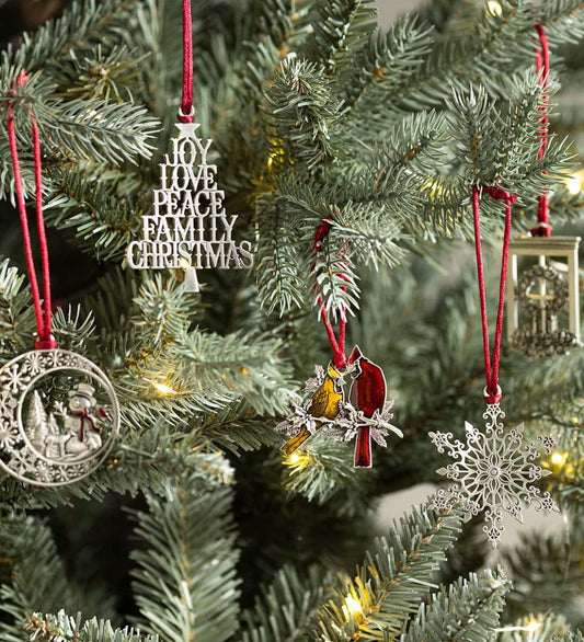 Plow & Hearth Fireplace & Mantel Décor Fireplace & Hearth Solid Pewter Christmas Tree Ornament - 2021
