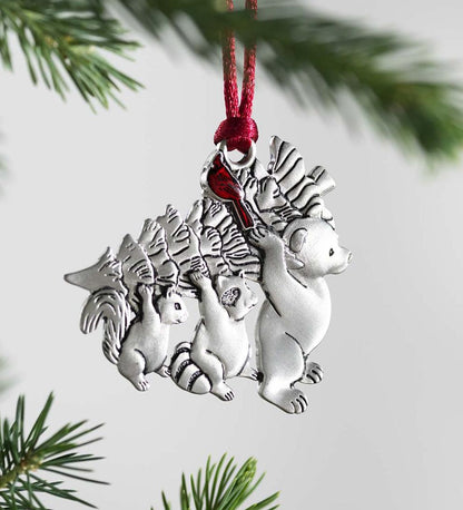 Plow & Hearth Fireplace & Mantel Décor Fireplace & Hearth Solid Pewter Christmas Tree Ornament - 2021