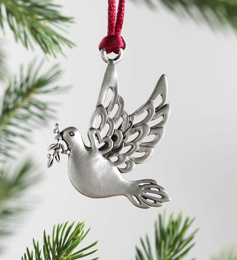 Plow & Hearth Fireplace & Mantel Décor Fireplace & Hearth Solid Pewter Christmas Tree Ornament - 2021