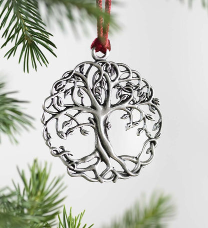 Plow & Hearth Fireplace & Mantel Décor Fireplace & Hearth Solid Pewter Christmas Tree Ornament - 2021