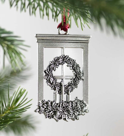 Plow & Hearth Fireplace & Mantel Décor Fireplace & Hearth Solid Pewter Christmas Tree Ornament - 2021