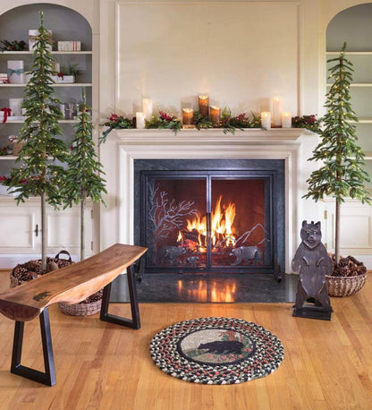 Plow & Hearth Fireplace & Mantel Décor Fireplace & Hearth Woodland Flameless Led Candles With Timer, Set Of 3