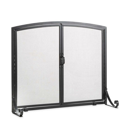 Plow & Hearth Fireplace Screens With Doors Fireplace & Hearth Arched Top Flat Guard Fireplace Screen With Doors
