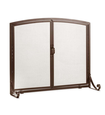 Plow & Hearth Fireplace Screens With Doors Fireplace & Hearth Arched Top Flat Guard Fireplace Screen With Doors