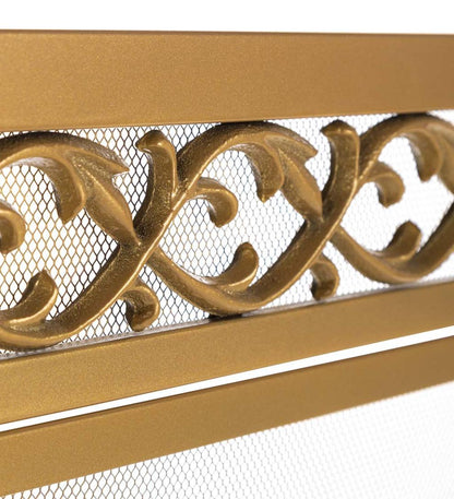 Plow & Hearth Fireplace Screens With Doors Fireplace & Hearth Cast Iron Scrollwork Fire Screen With Doors