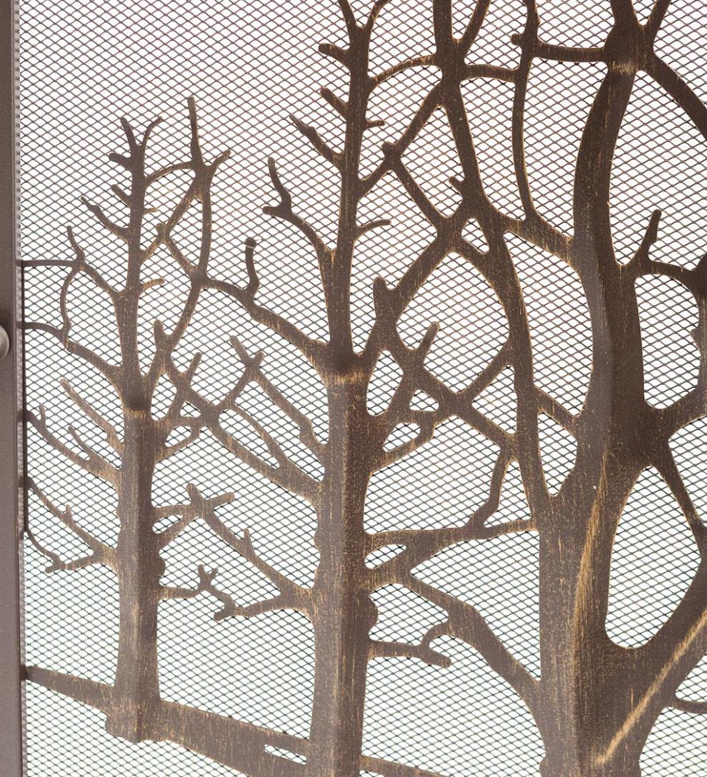 Plow & Hearth Fireplace Screens With Doors Fireplace & Hearth Country Road Tree Line Fireplace Screen With Doors