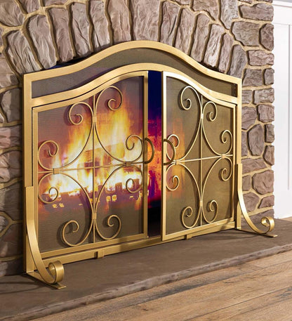 Plow & Hearth Fireplace Screens With Doors Fireplace & Hearth Crest Fireplace Screen With Doors