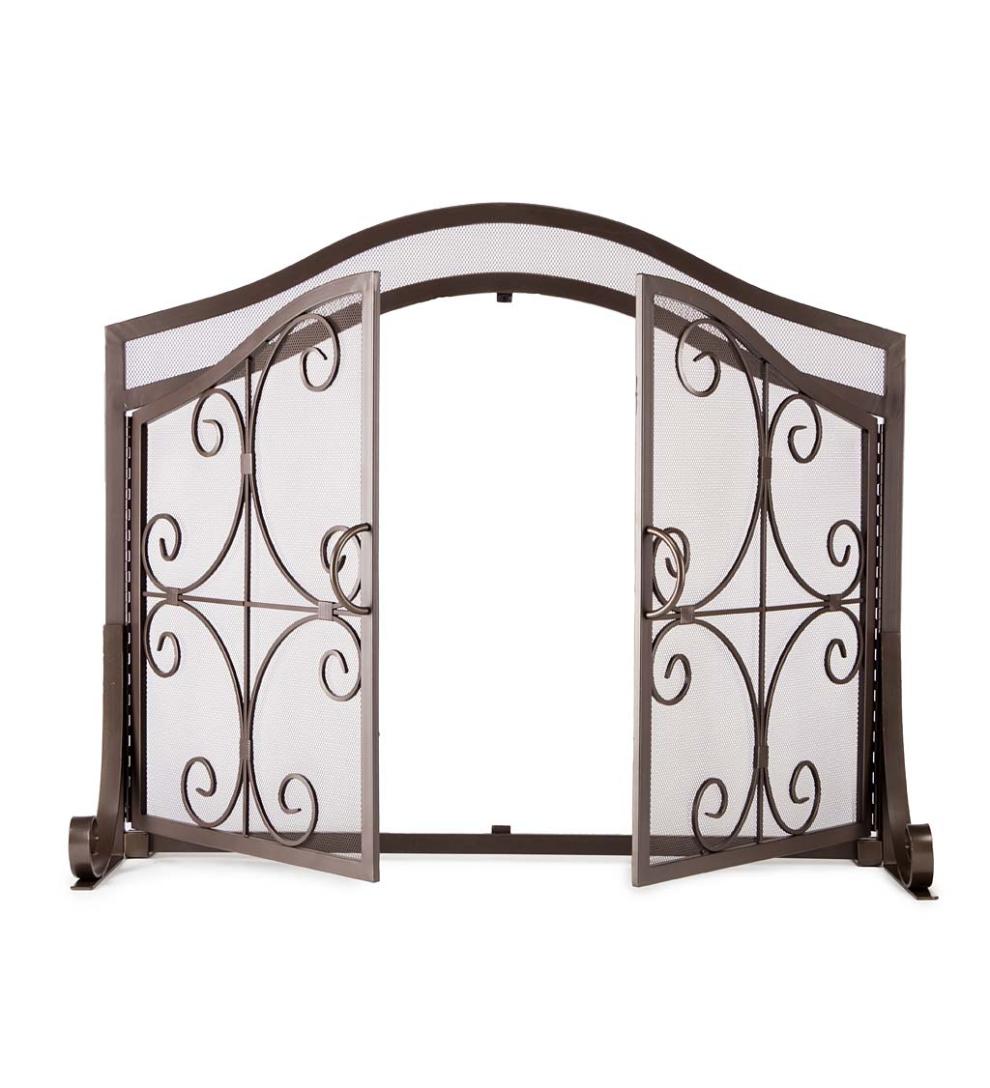 Plow & Hearth Fireplace Screens With Doors Fireplace & Hearth Crest Fireplace Screen With Doors