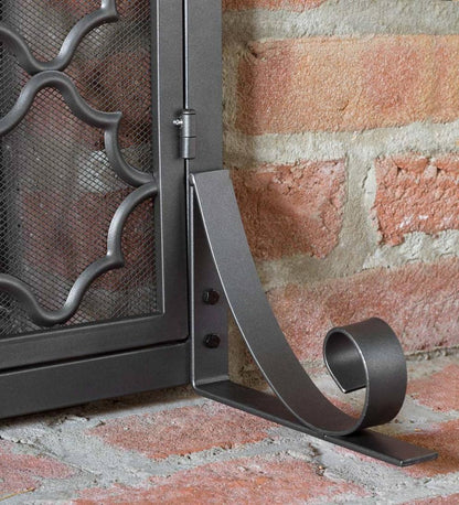 Plow & Hearth Fireplace Screens With Doors Fireplace & Hearth Geometric Fireplace Screen With Two Doors