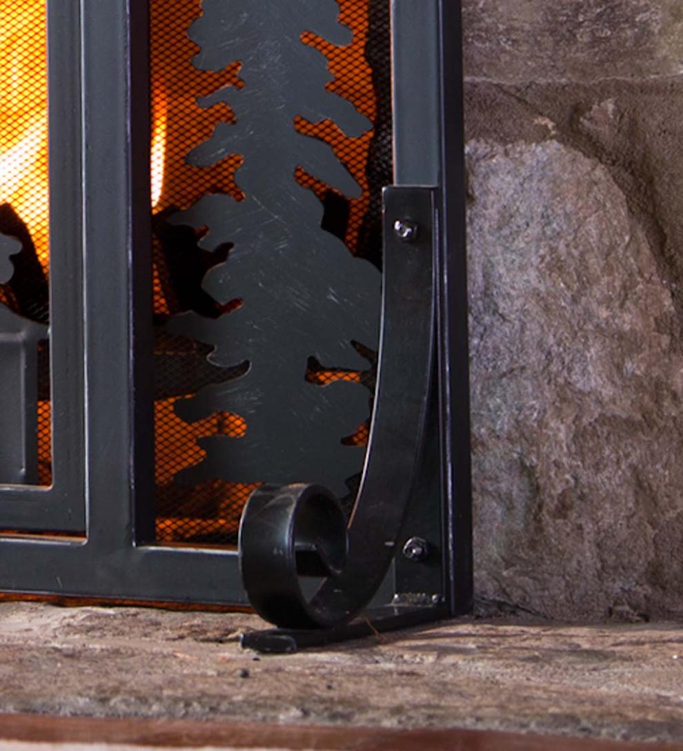 Plow & Hearth Fireplace Screens With Doors Fireplace & Hearth Mountain Cabin Fire Screen With Door