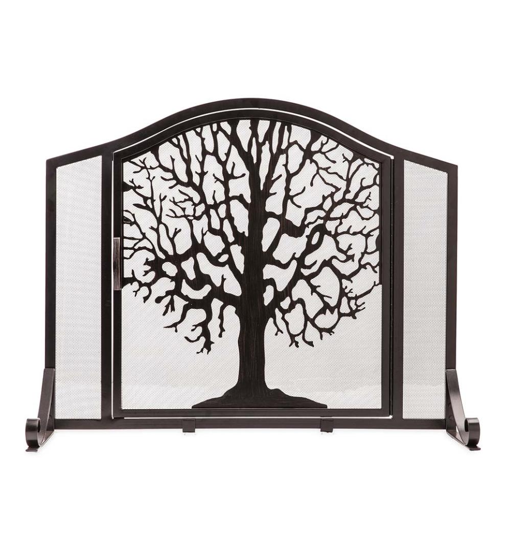 Plow & Hearth Fireplace Screens With Doors Fireplace & Hearth Tree Of Life Fire Screen With Door