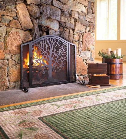 Plow & Hearth Fireplace Screens With Doors Fireplace & Hearth Tree Of Life Fire Screen With Door