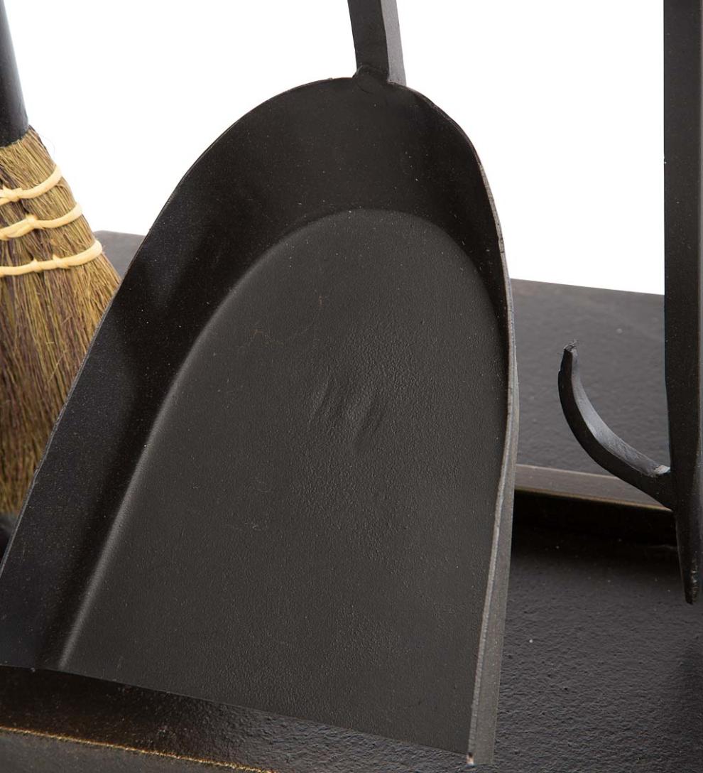 Plow & Hearth Fireplace Tool Sets Fireplace & Hearth Acorn And Oak Leaf Fireplace Tool Set