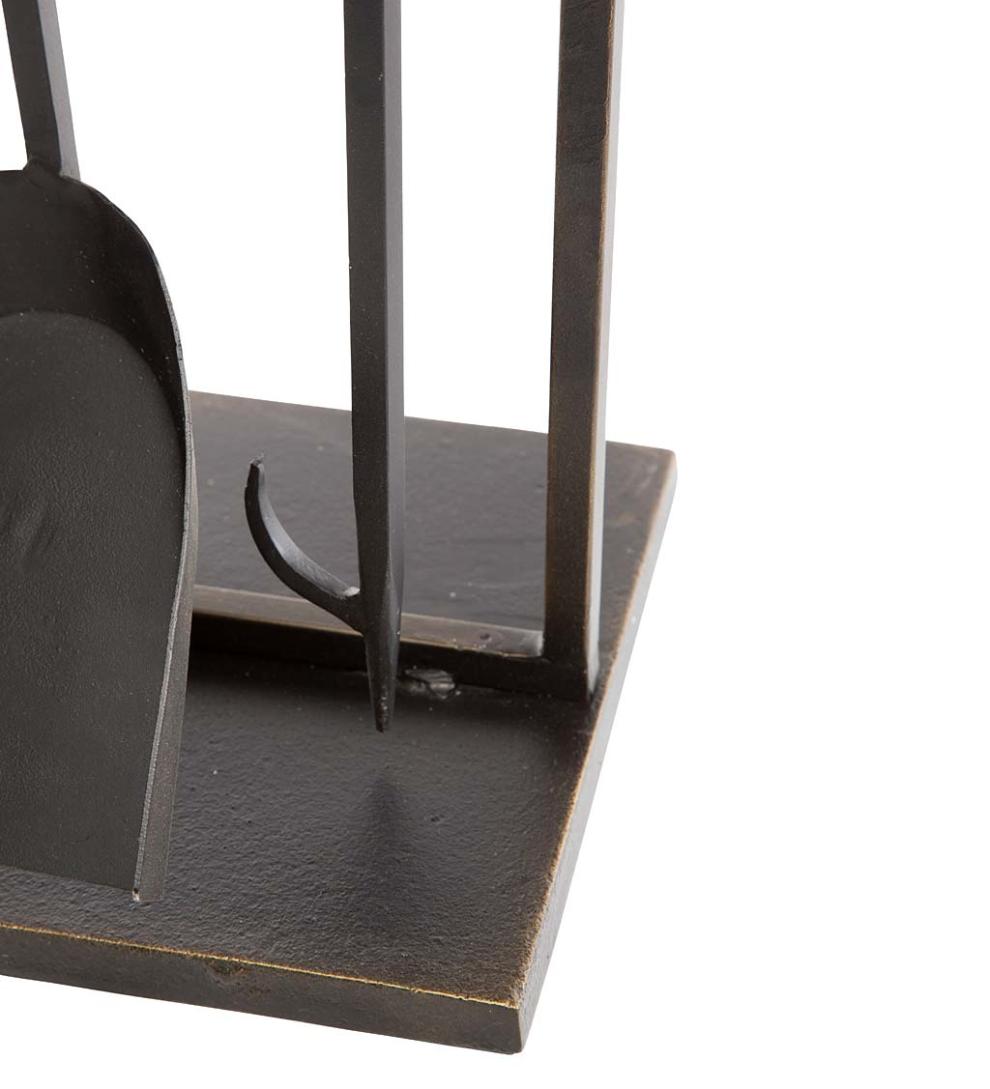 Plow & Hearth Fireplace Tool Sets Fireplace & Hearth Acorn And Oak Leaf Fireplace Tool Set