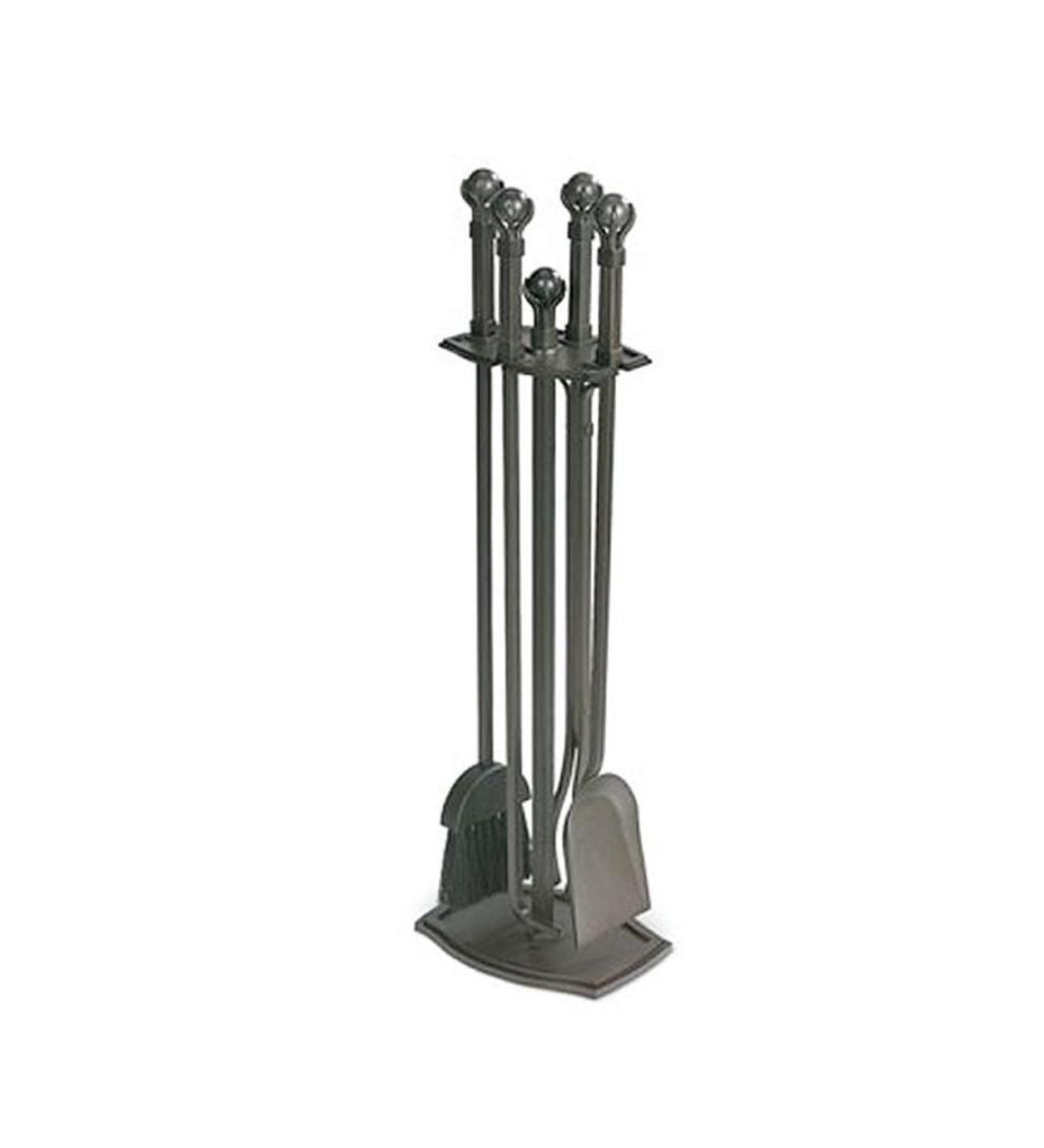 Plow & Hearth Fireplace Tool Sets Fireplace & Hearth Ball And Claw Fireplace Tool Set - Black