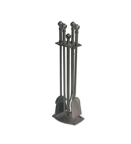 Plow & Hearth Fireplace Tool Sets Fireplace & Hearth Ball And Claw Fireplace Tool Set - Black