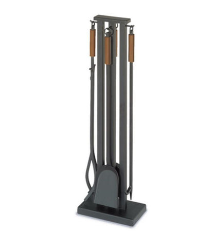 Plow & Hearth Fireplace Tool Sets Fireplace & Hearth Contemporary Fireplace Tool Set - Bronze