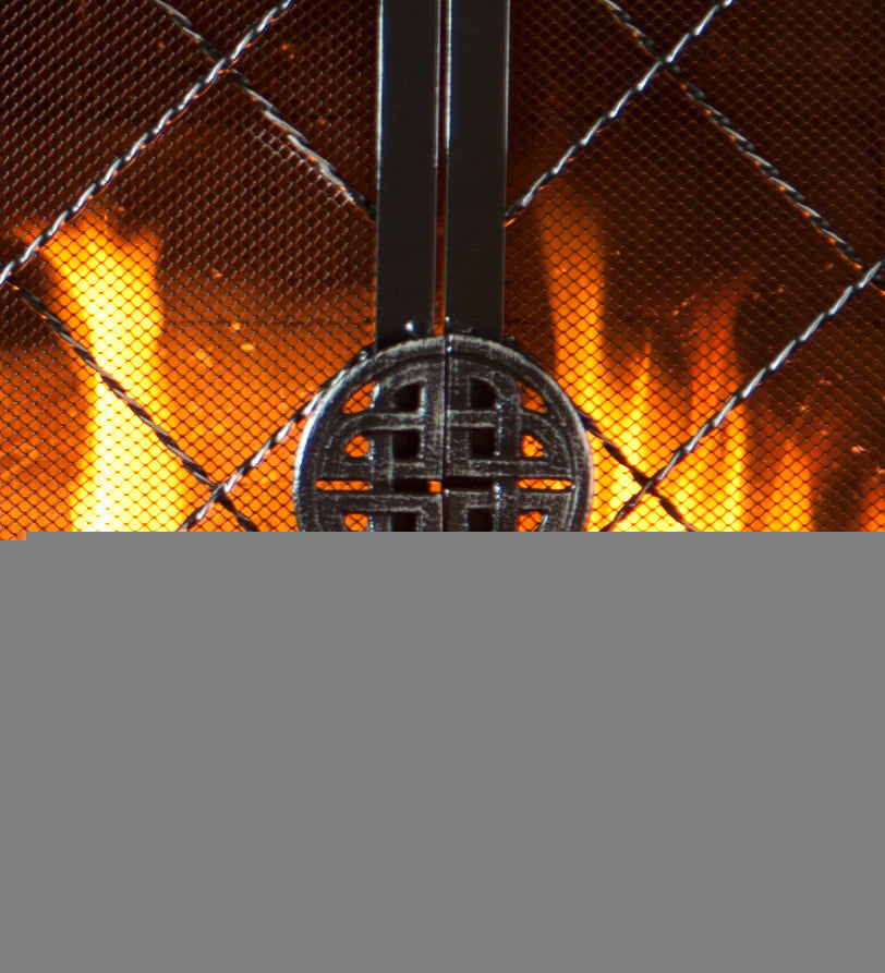 Plow & Hearth Fireplace Tool Sets Fireplace & Hearth Four-Piece Celtic Knot Hearth Tools Set