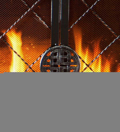 Plow & Hearth Fireplace Tool Sets Fireplace & Hearth Four-Piece Celtic Knot Hearth Tools Set