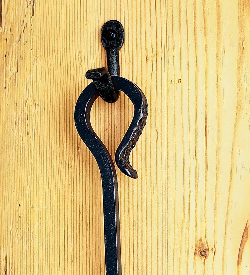 Plow & Hearth Fireplace Tool Sets Fireplace & Hearth Hand-Forged Iron Fireplace Tool Sets