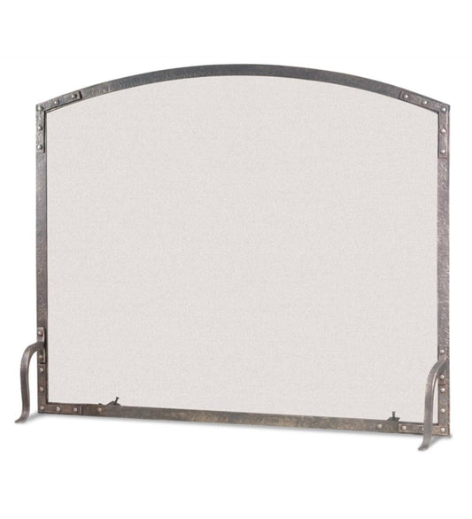 Plow & Hearth Fireplace Tool Sets Fireplace & Hearth Old World Forged Iron Fireplace Screens, Wood Holder And Tool Set