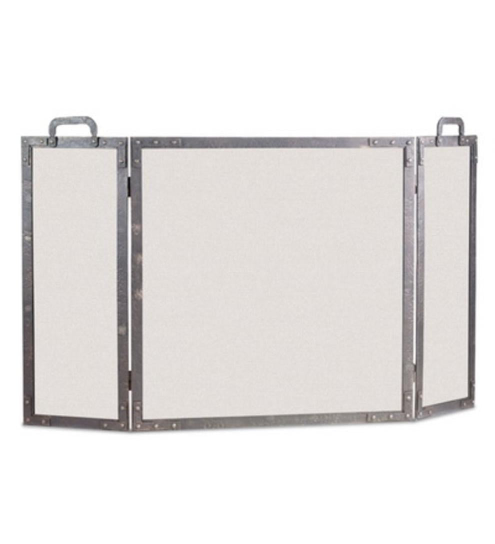 Plow & Hearth Fireplace Tool Sets Fireplace & Hearth Old World Forged Iron Fireplace Screens, Wood Holder And Tool Set